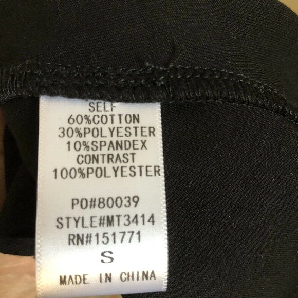 Le Lis NWT One Shoulder Long Slv Bodysuit Top Black Faux Fur Trim Sz S Thong - Picture 5 of 7